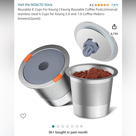 Reusable K Cups For Keurig | Keurig Reusable Coffee Pods - Picture 4 of 4
